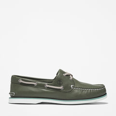 Timberland® 2-Eye Classic Boat Shoe for Men in Dark Green Timberland Sale
