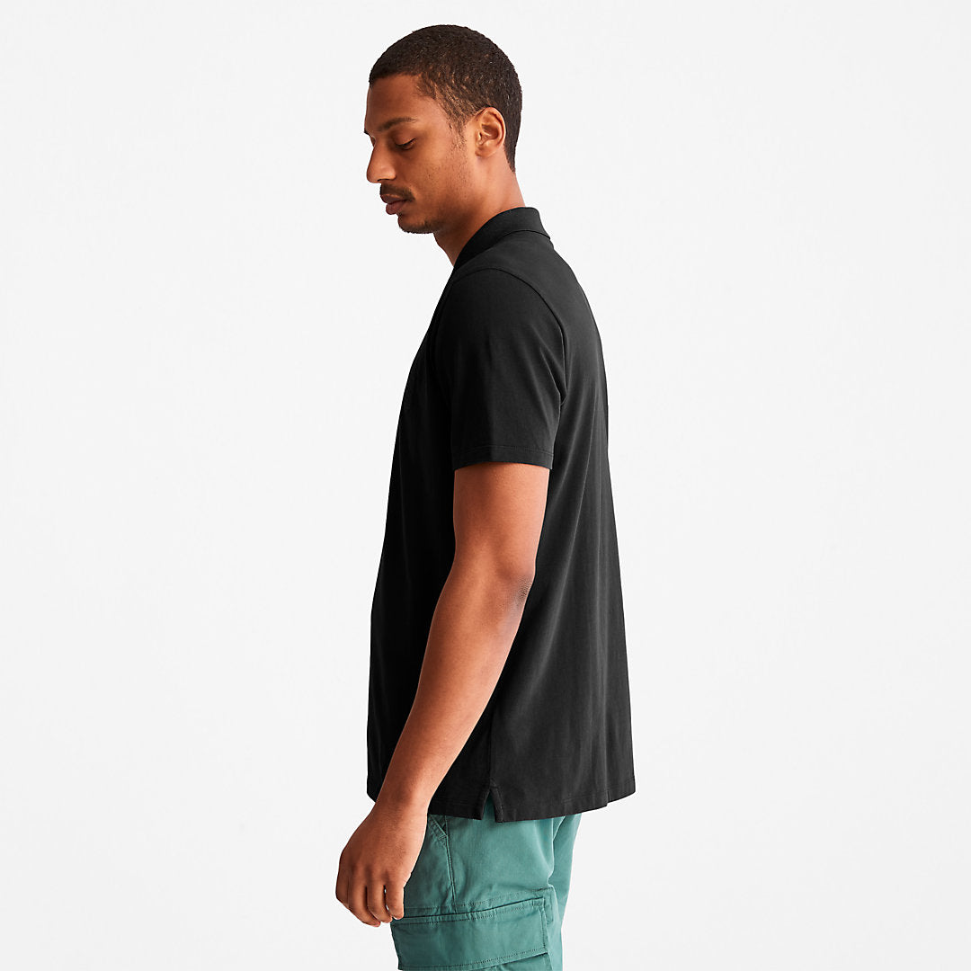 Outdoor Heritage EK+ Polo Shirt for Men in Black Timberland On Sale