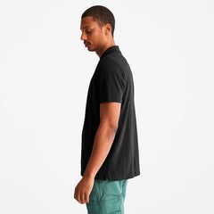 Outdoor Heritage EK+ Polo Shirt for Men in Black Timberland On Sale