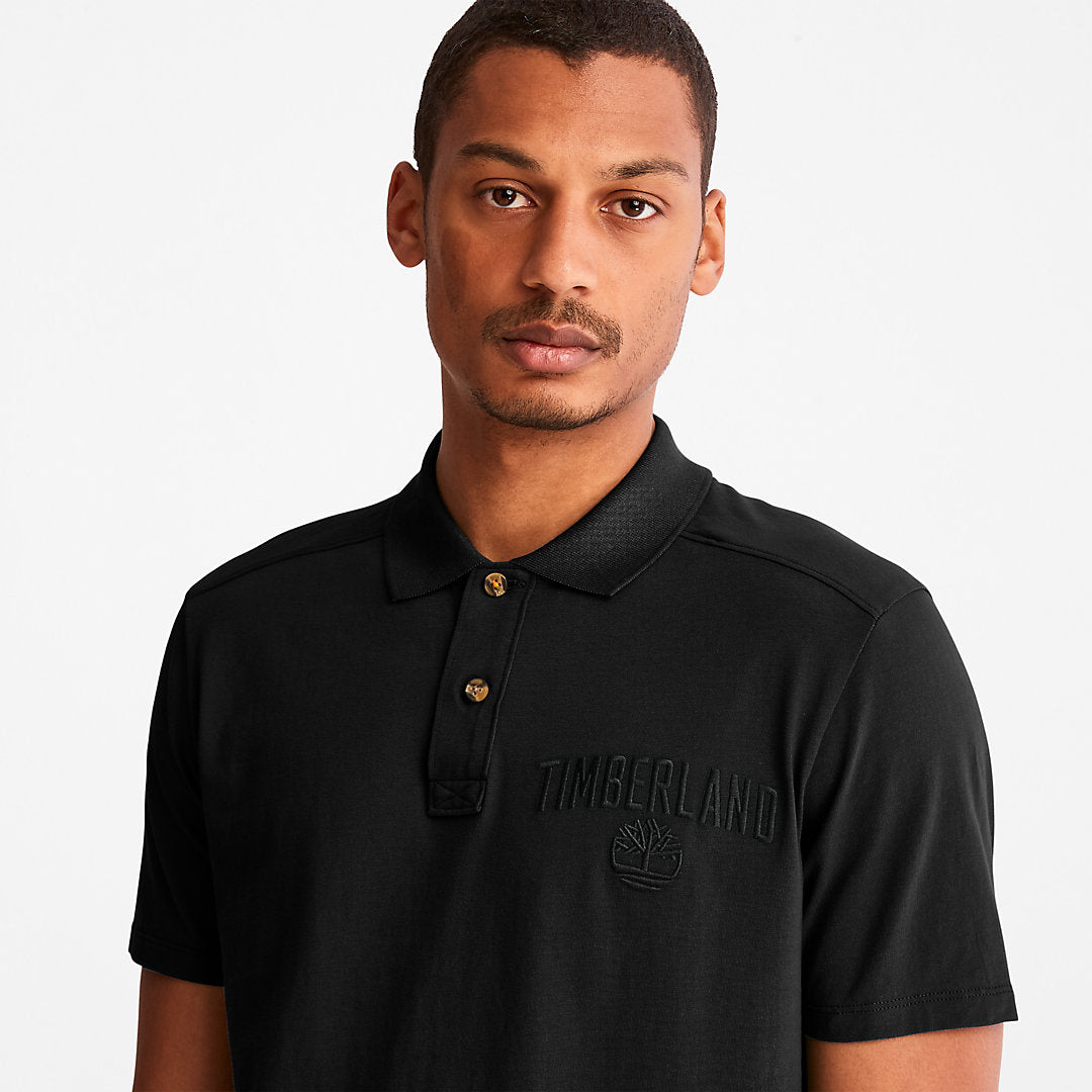 Outdoor Heritage EK+ Polo Shirt for Men in Black Timberland On Sale