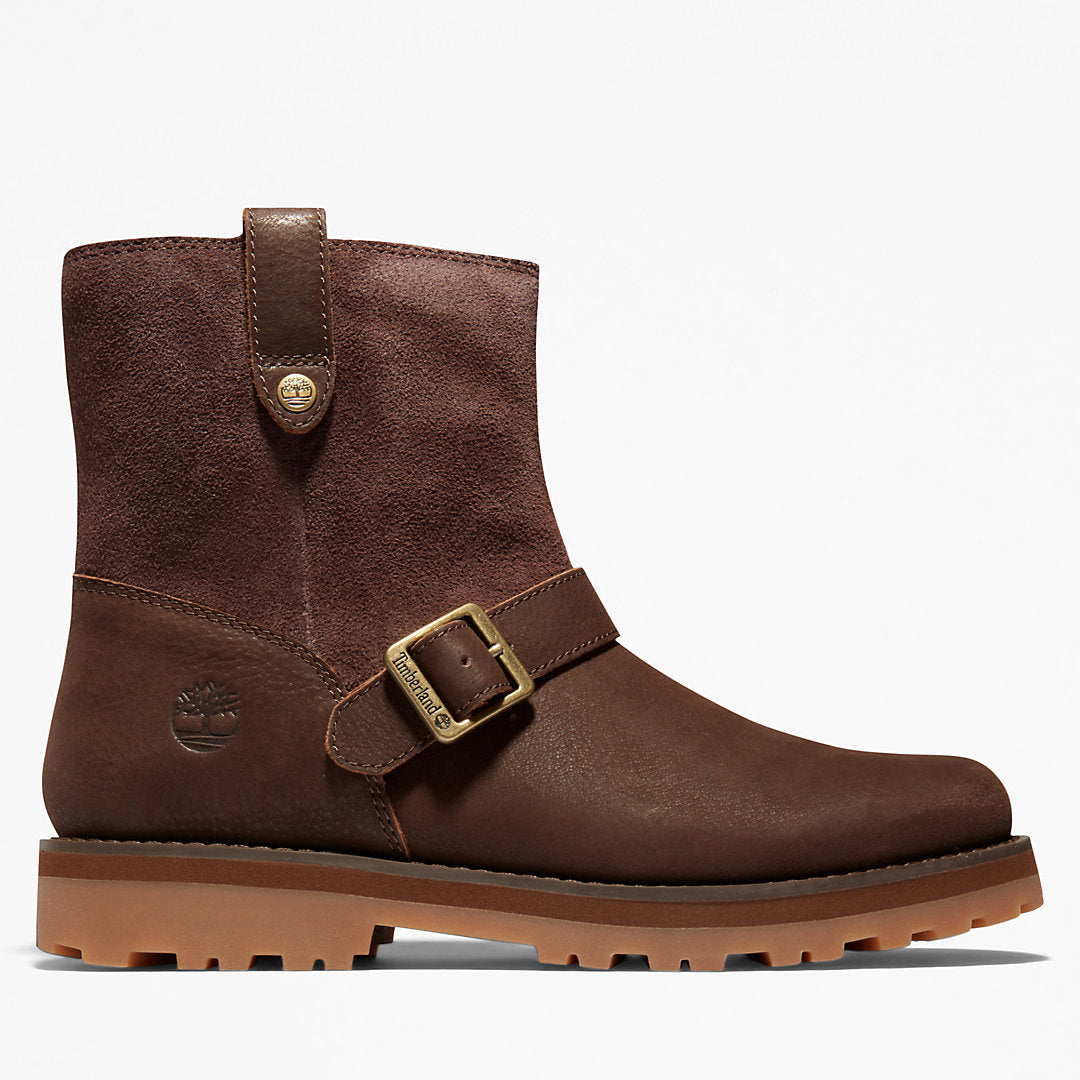 Courma Kid Side-zip Winter Boot for Junior in Dark Brown Timberland Discount