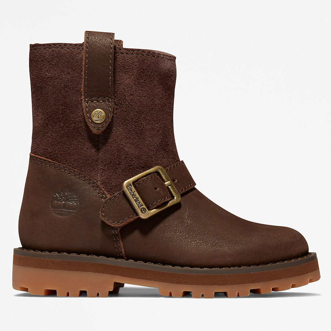 Courma Kid Side-zip Winter Boot for Toddler in Dark Brown Timberland On Sale