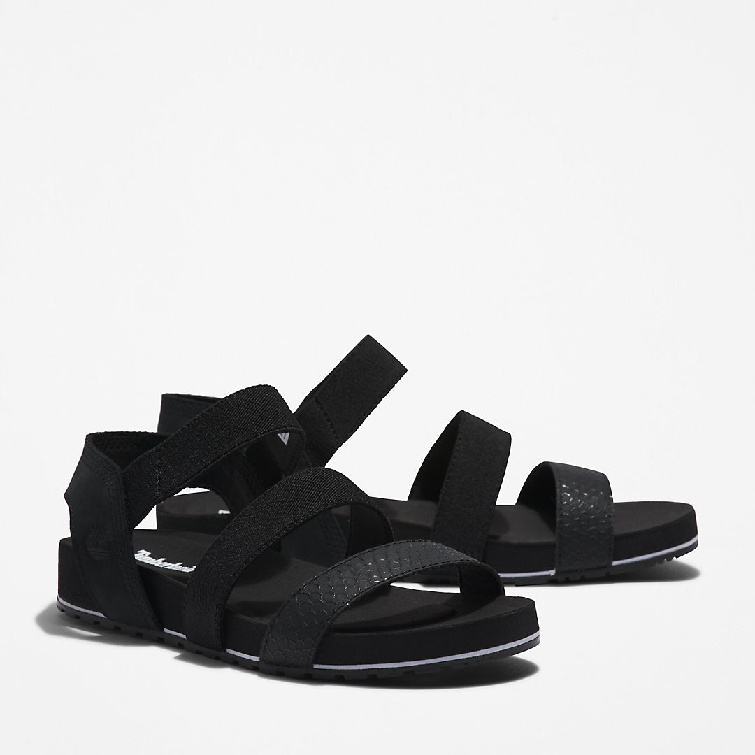 Malibu Waves Ankle-strap Sandal for Women in Black Timberland Outlet