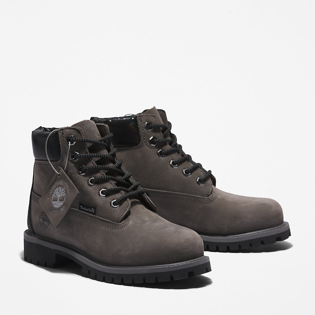 Timberland® Premium 6 Inch Boot for Youth in Grey Timberland US