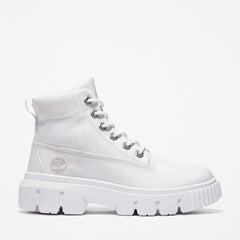 Greyfield Canvas Boot for Women in White Timberland Outlet