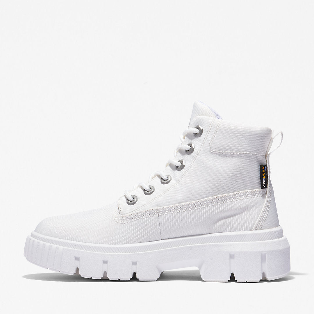 Greyfield Canvas Boot for Women in White Timberland Outlet