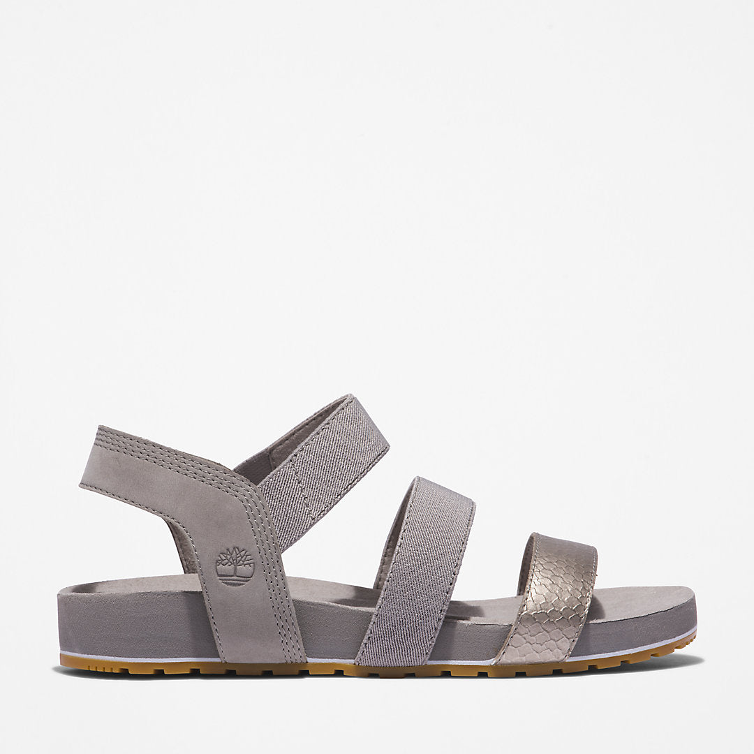Malibu Waves Ankle-strap Sandal for Women in Grey Timberland Sale