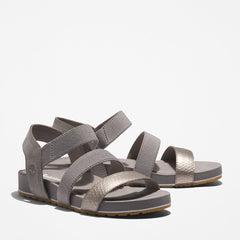 Malibu Waves Ankle-strap Sandal for Women in Grey Timberland Sale