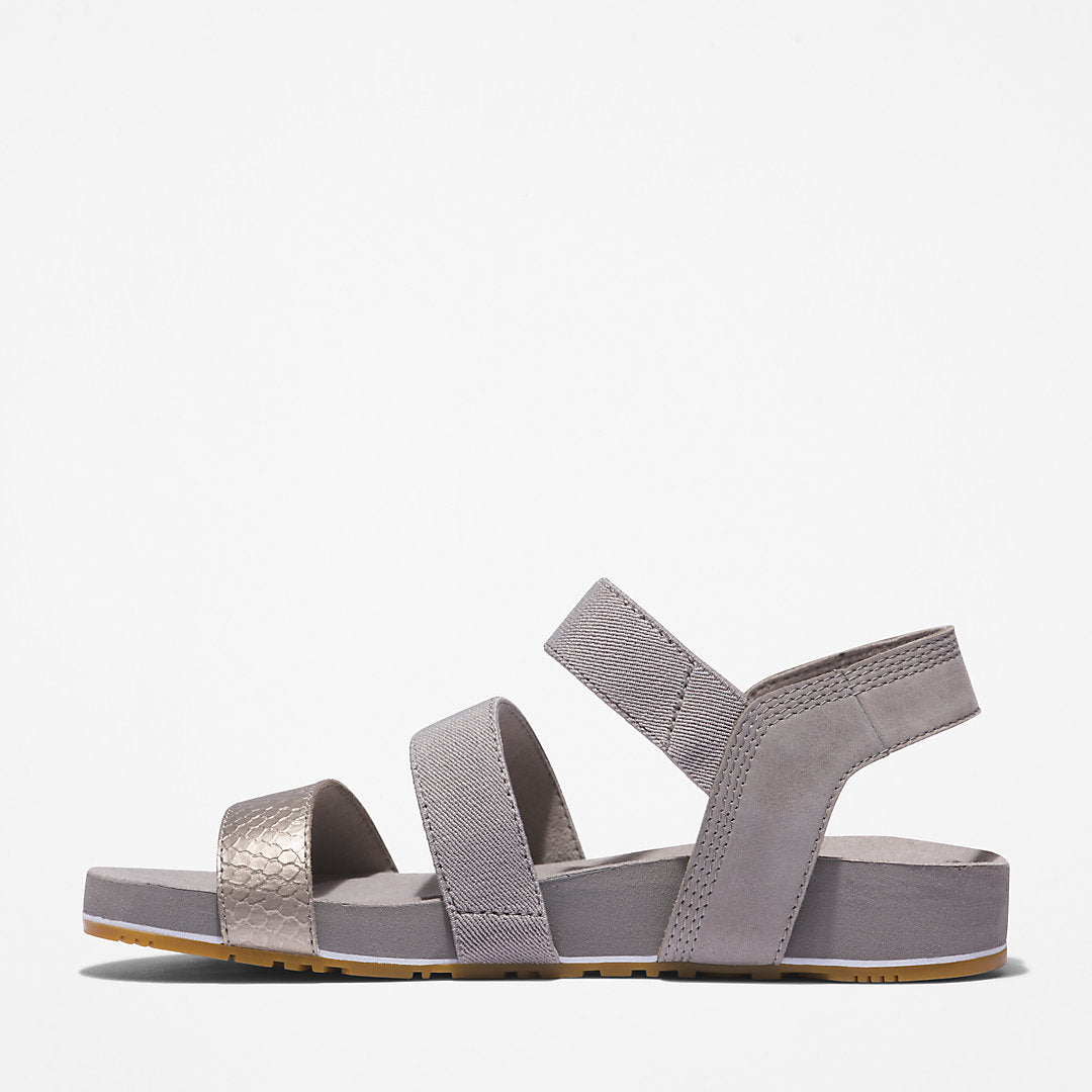 Malibu Waves Ankle-strap Sandal for Women in Grey Timberland Sale
