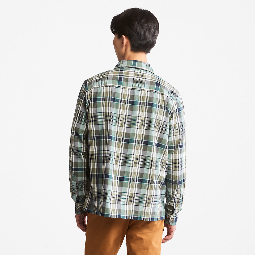 Outdoor Heritage Check Shirt for Men in Green Timberland Outlet