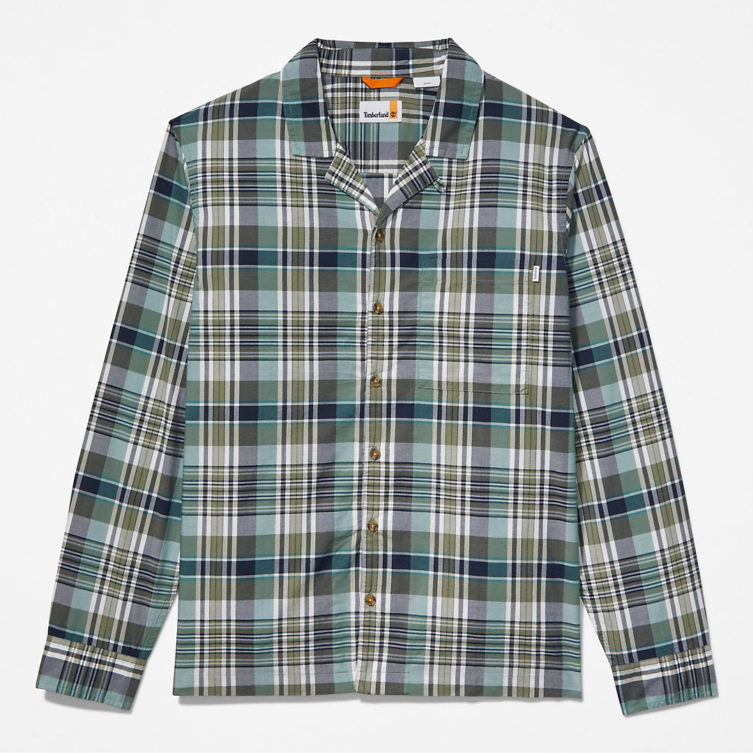 Outdoor Heritage Check Shirt for Men in Green Timberland Outlet