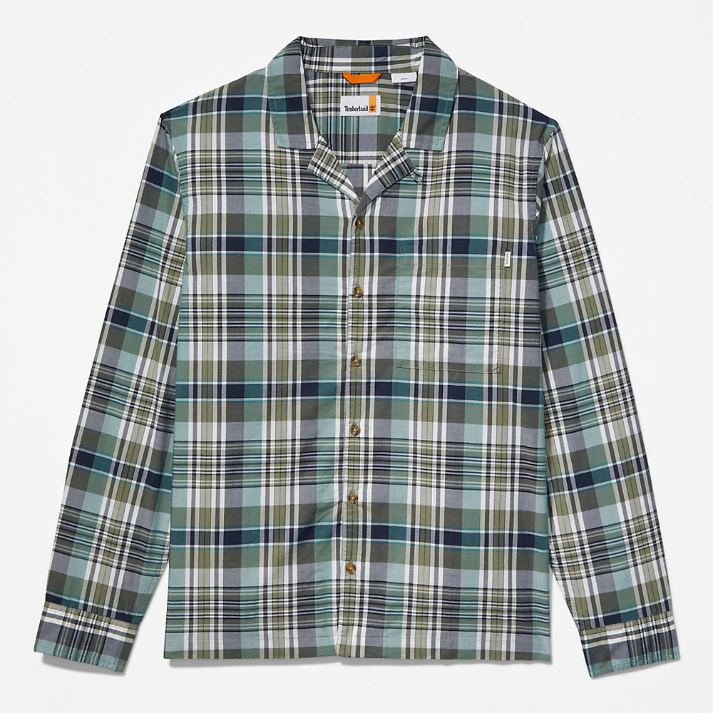 Outdoor Heritage Check Shirt for Men in Green Timberland Outlet