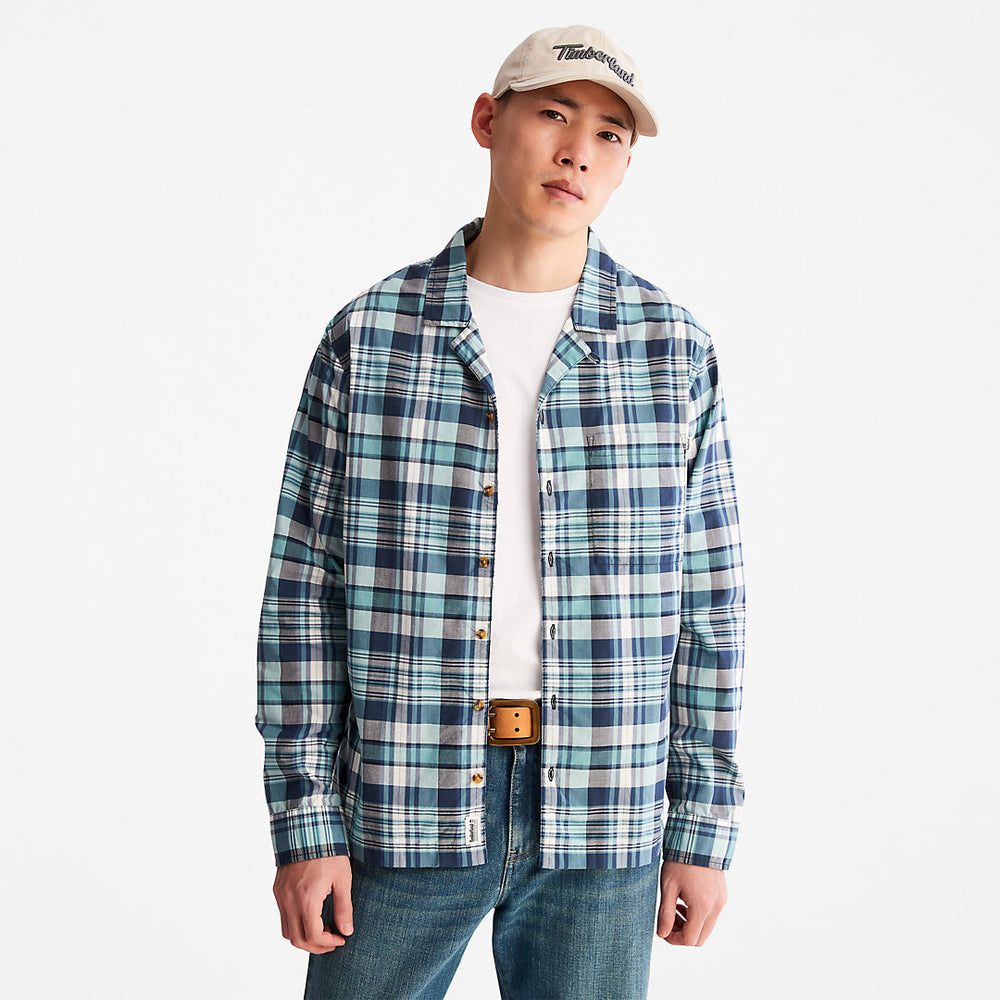 Outdoor Heritage Check Shirt for Men in Blue Timberland Online