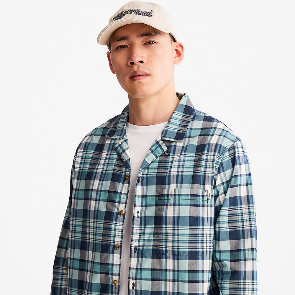Outdoor Heritage Check Shirt for Men in Blue Timberland Online