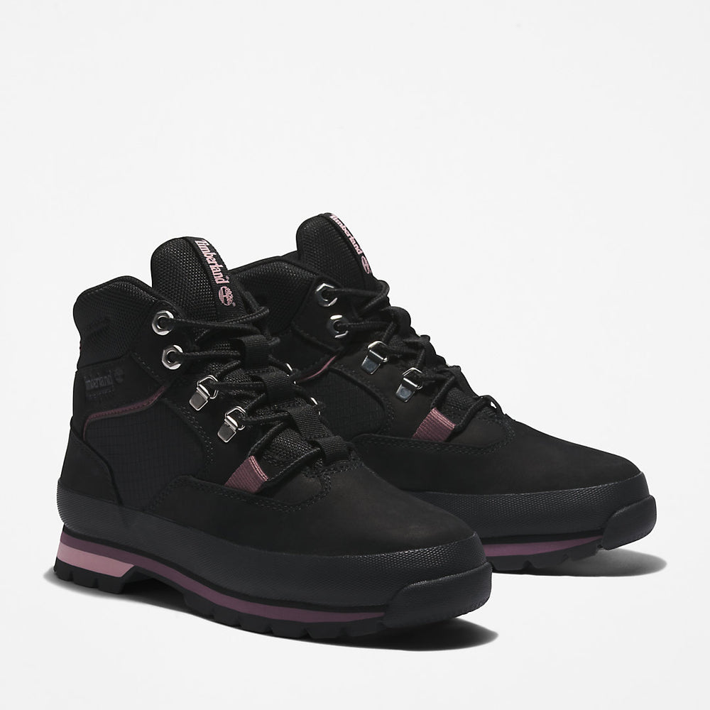 Euro Hiker Hiking Boot for Women in Black Timberland Sale