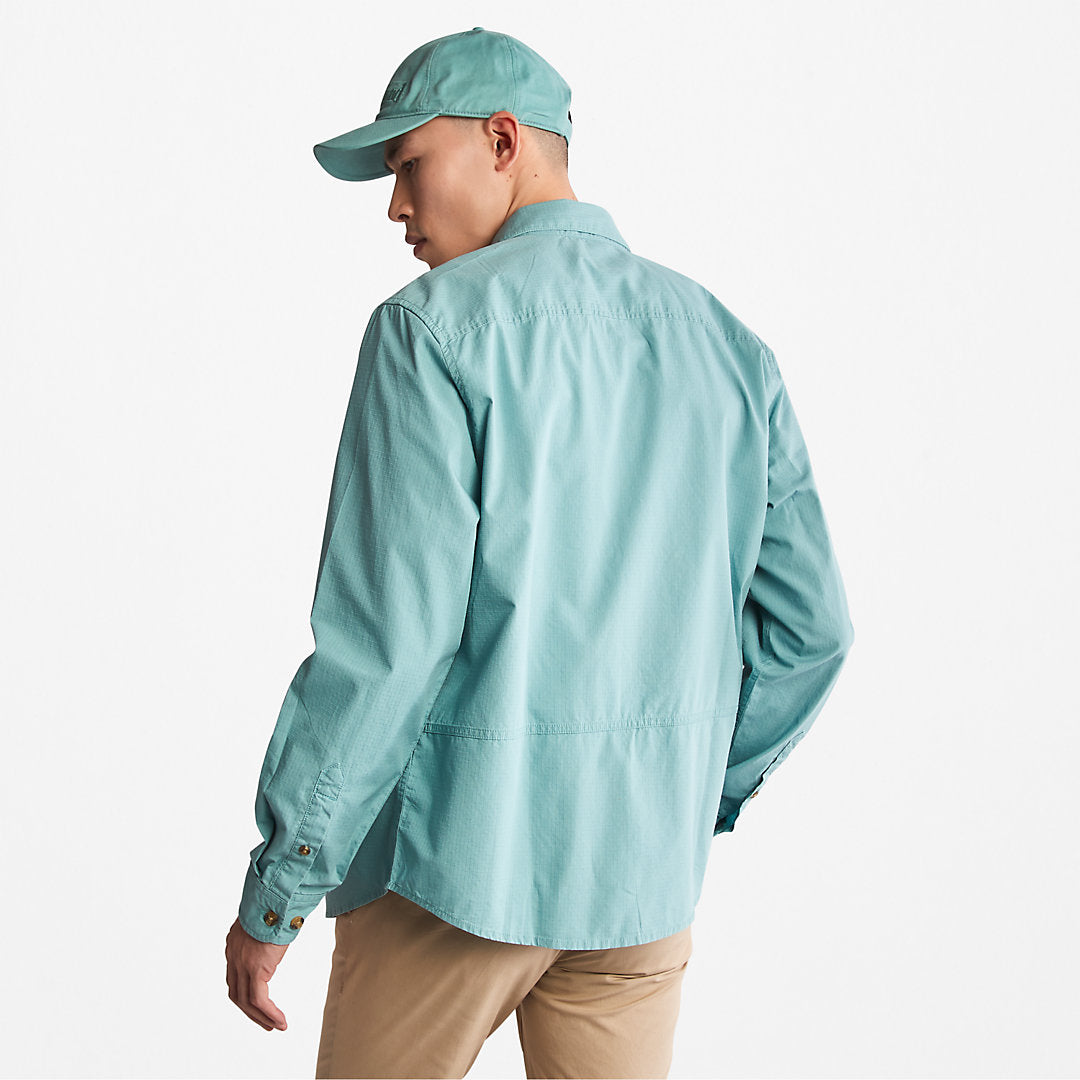 Outdoor Heritage EK+ Overshirt for Men in Blue Timberland Outlet
