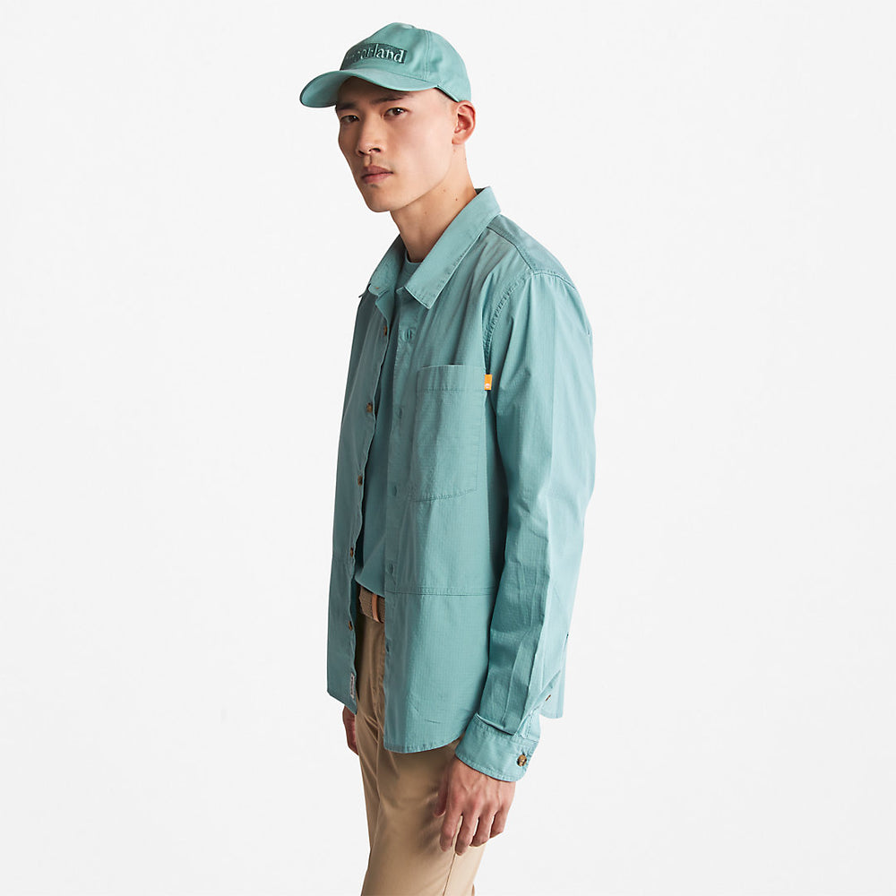 Outdoor Heritage EK+ Overshirt for Men in Blue Timberland Outlet