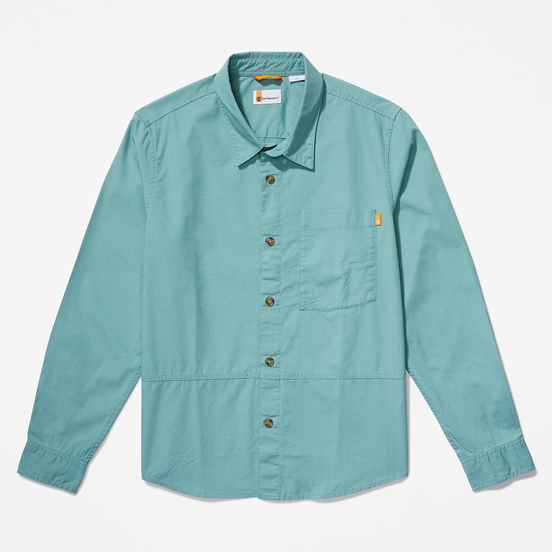 Outdoor Heritage EK+ Overshirt for Men in Blue Timberland Outlet