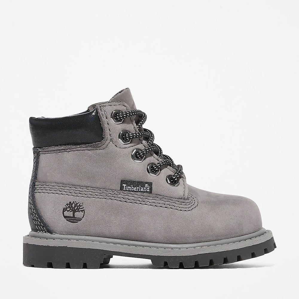 Timberland® Premium 6 Inch Boot for Toddler in Grey Timberland Outlet