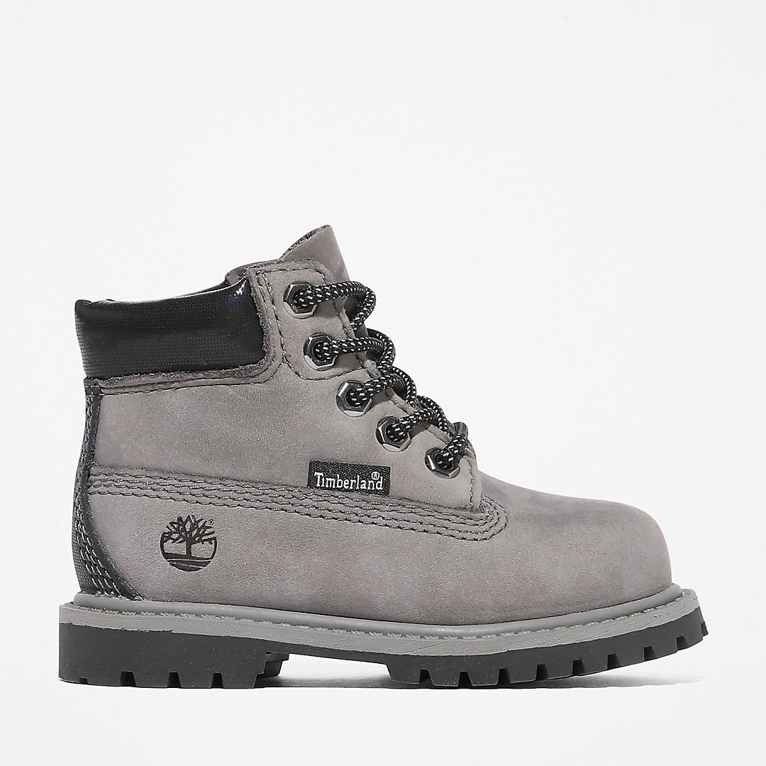 Timberland® Premium 6 Inch Boot for Toddler in Grey Timberland Outlet