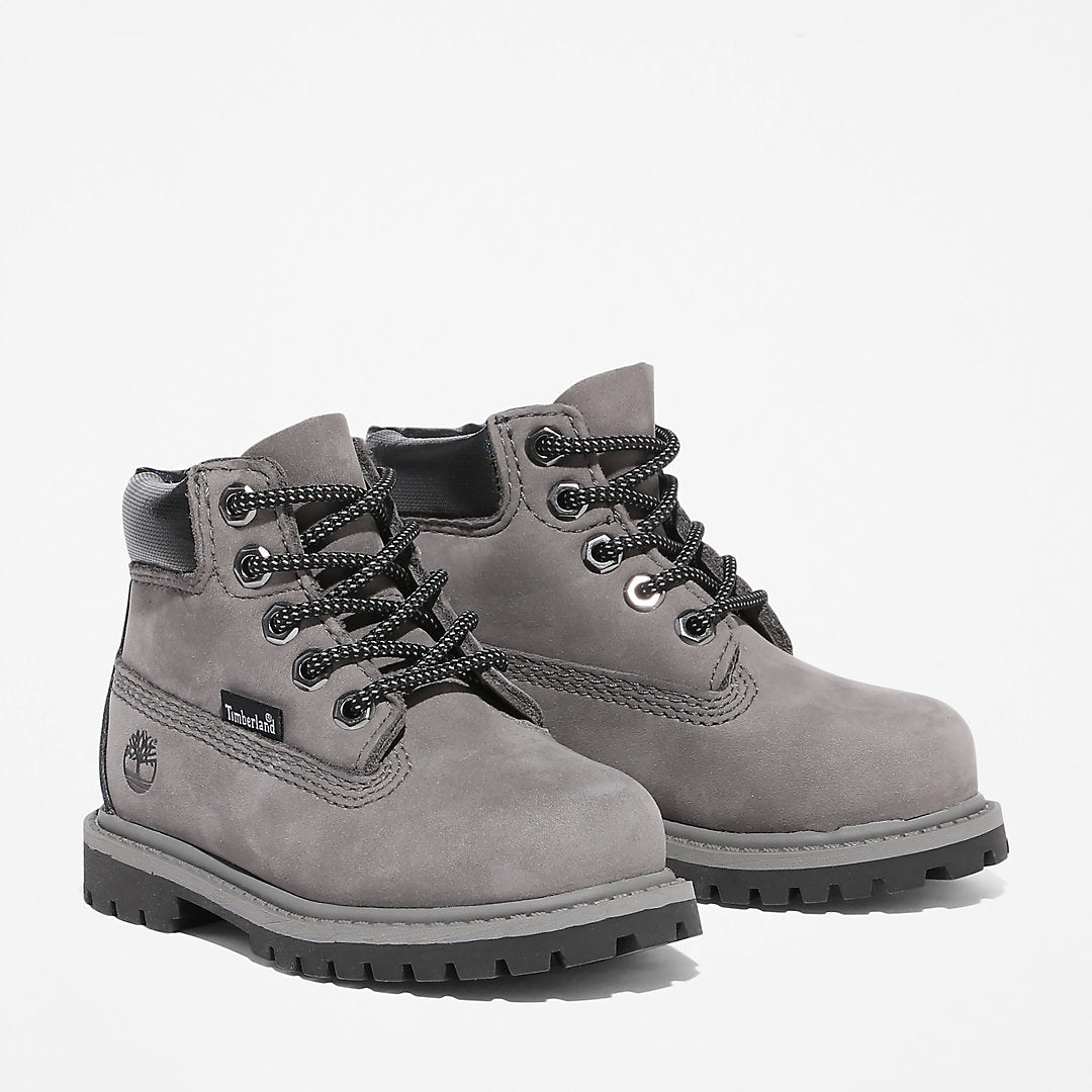 Timberland® Premium 6 Inch Boot for Toddler in Grey Timberland Outlet