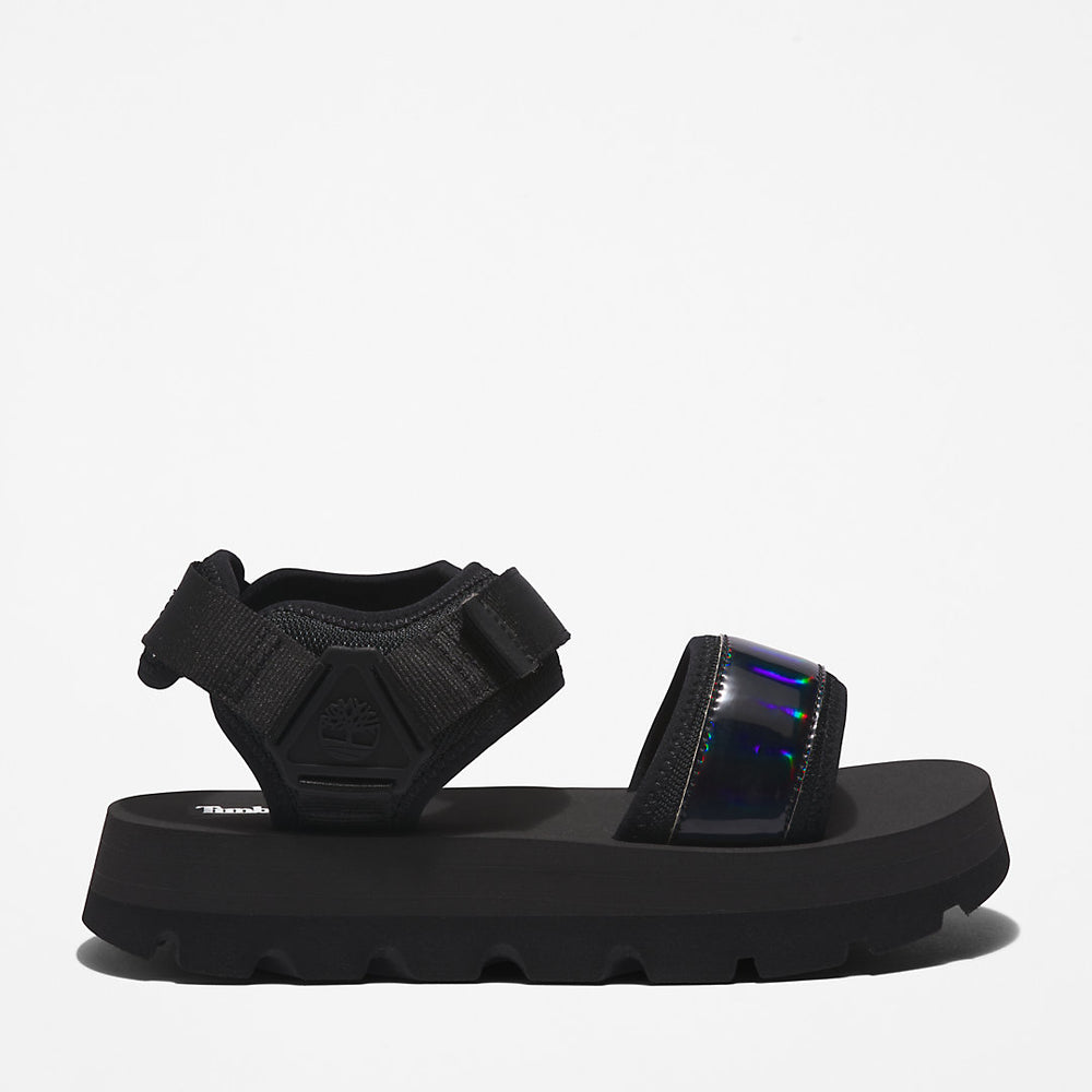 Euro Swift Ankle-Strap Sandal for Women in Black Timberland On Sale