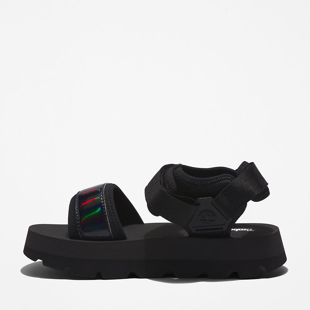 Euro Swift Ankle-Strap Sandal for Women in Black Timberland On Sale