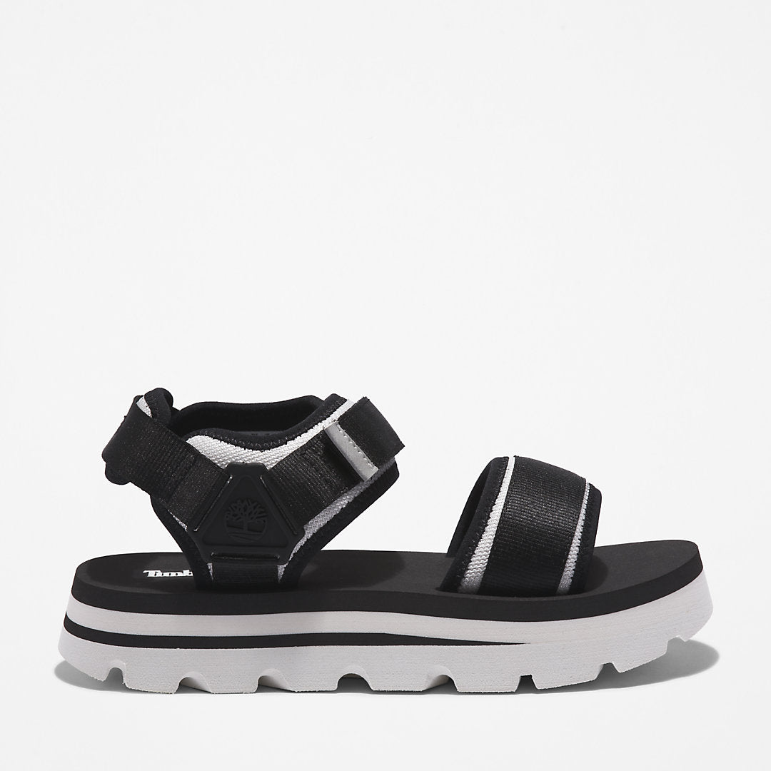 Euro Swift Ankle-Strap Sandal for Women in Monochrome Black Timberland For Sale