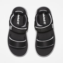 Euro Swift Ankle-Strap Sandal for Women in Monochrome Black Timberland For Sale