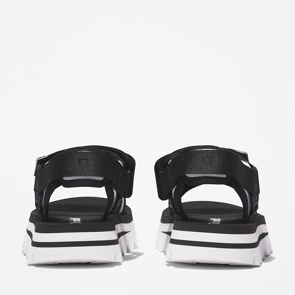Euro Swift Ankle-Strap Sandal for Women in Monochrome Black Timberland For Sale