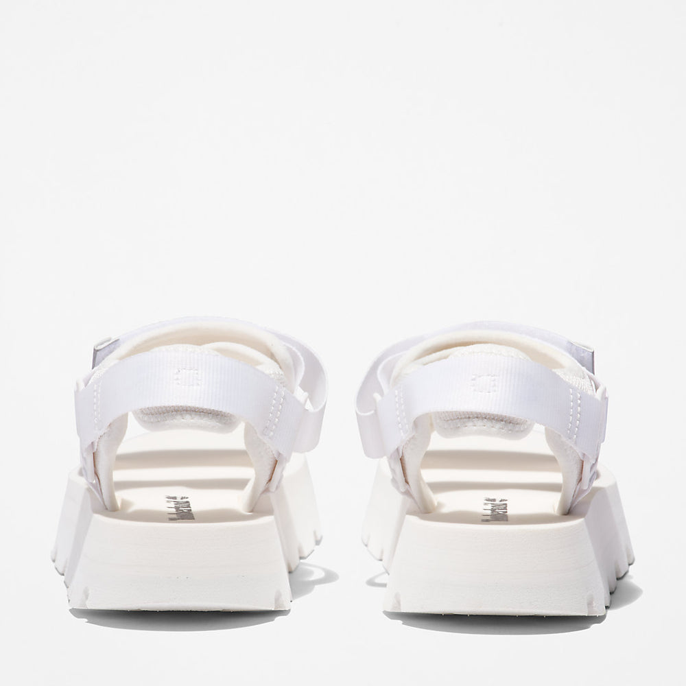 Euro Swift Ankle-Strap Sandal for Women in White Timberland Outlet
