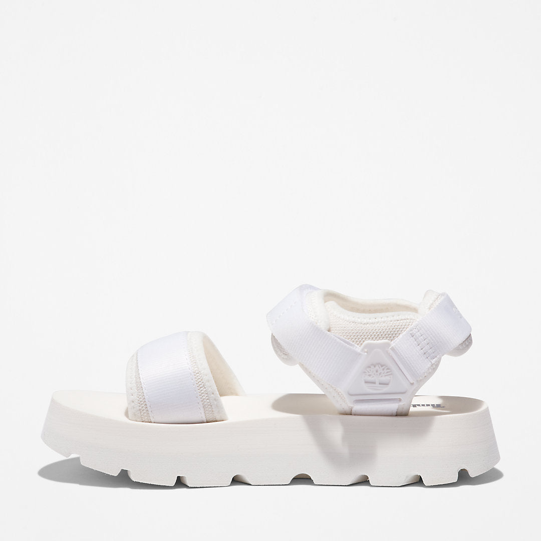 Euro Swift Ankle-Strap Sandal for Women in White Timberland Outlet