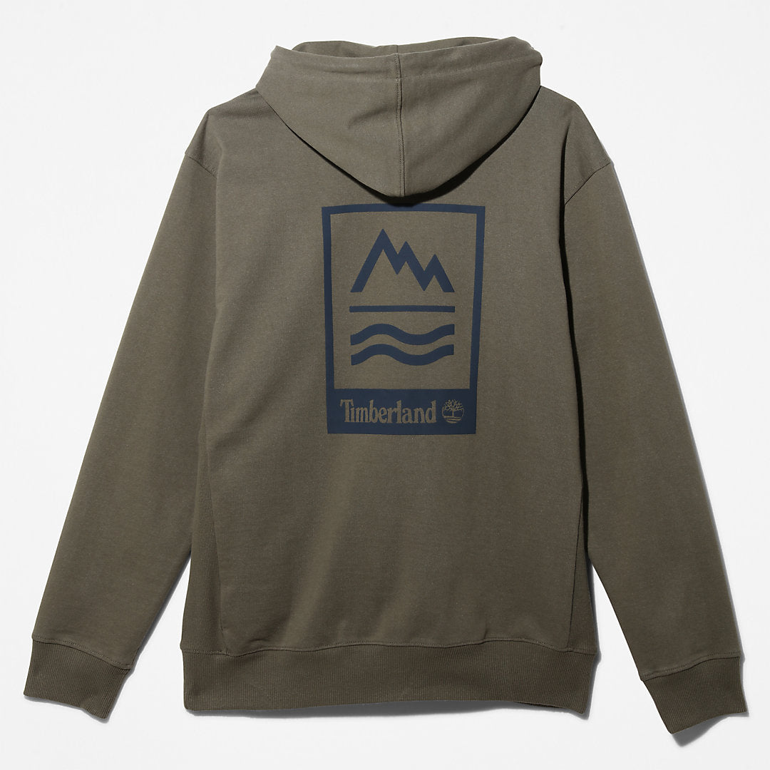 Mountains-to-Rivers Hoodie for Men in Dark Green Timberland On Sale