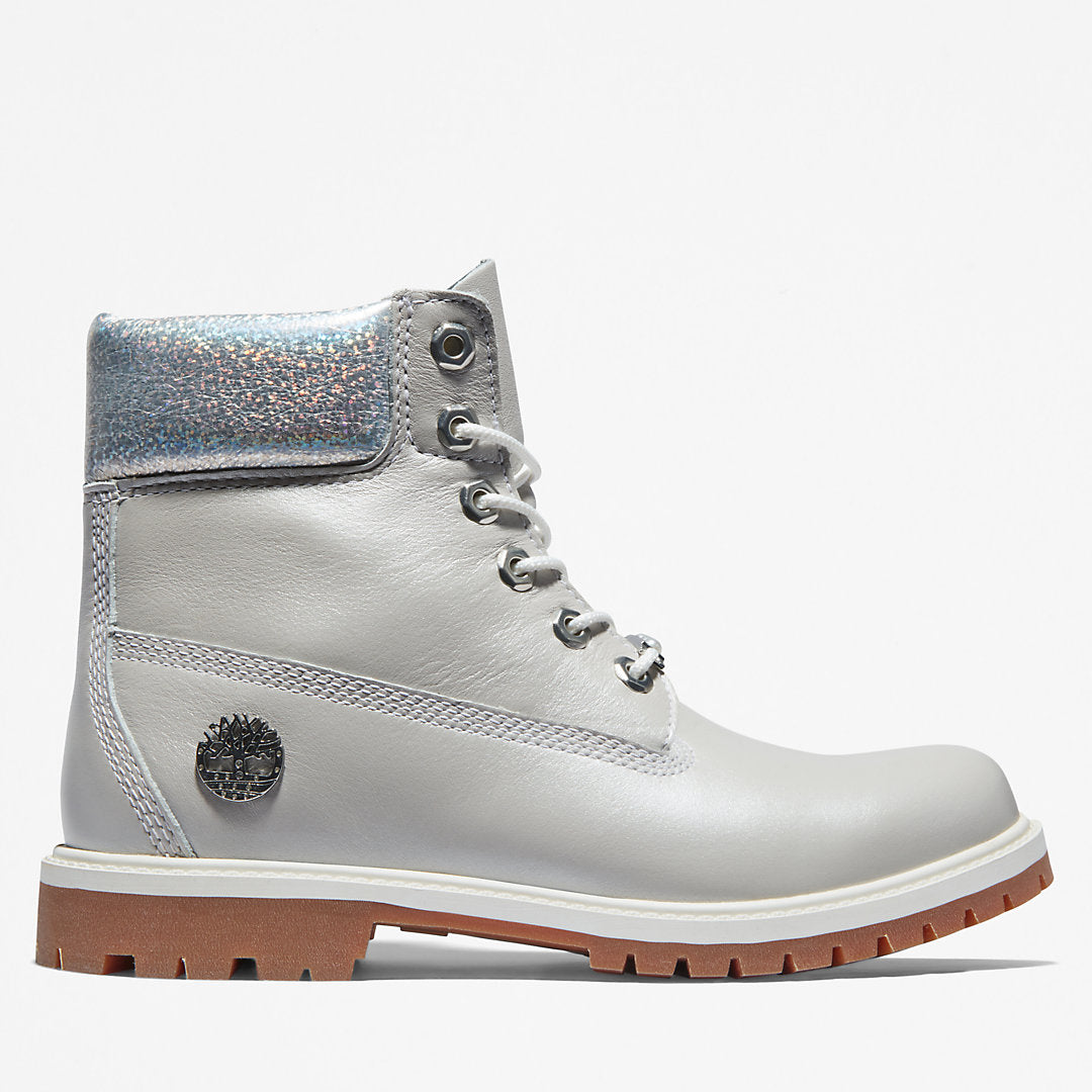 Timberland® Heritage 6 Inch Boot for Women in Light Grey Timberland Outlet