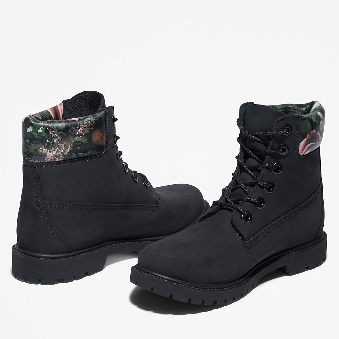 Timberland® Heritage 6 Inch Boot for Women in Black/Floral Timberland Online