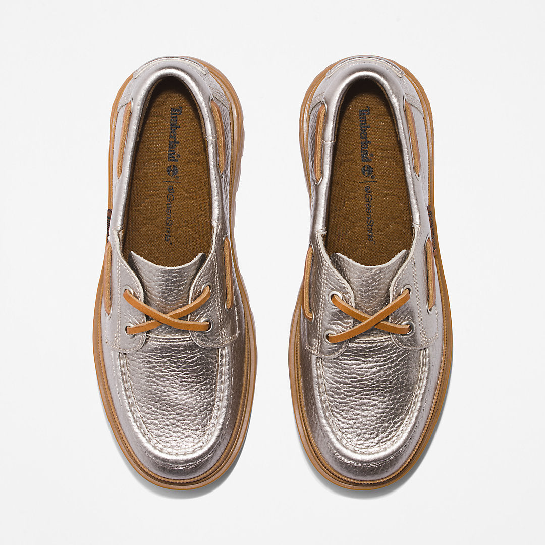 GreenStride™ Ray City Boat Shoe for Women in Silver Timberland Sale