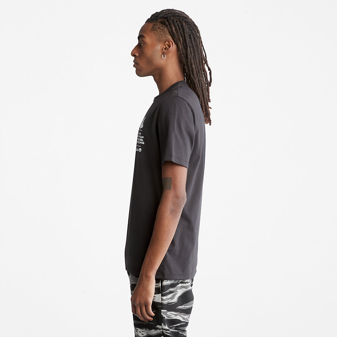 Outdoor Heritage Boot-Logo T-Shirt for Men in Black Timberland Discount
