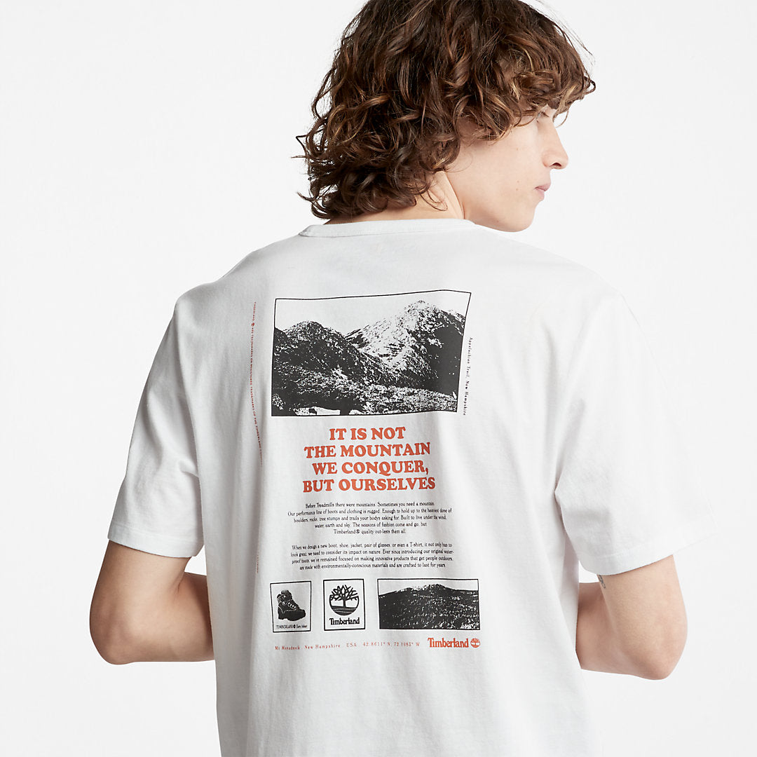 Outdoor Heritage Boot-Logo T-Shirt for Men in White Timberland US