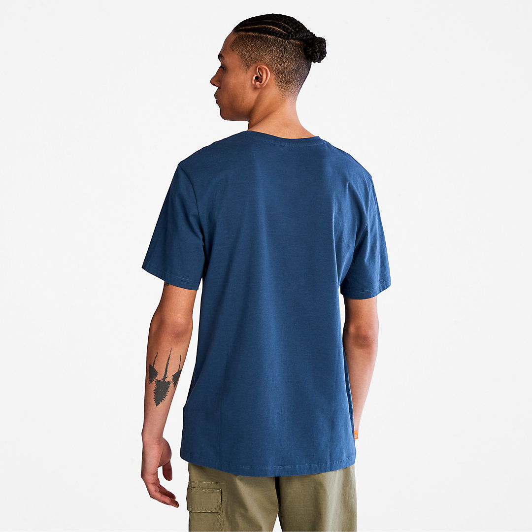 Camo-Logo T-Shirt for Men in Blue Timberland Online