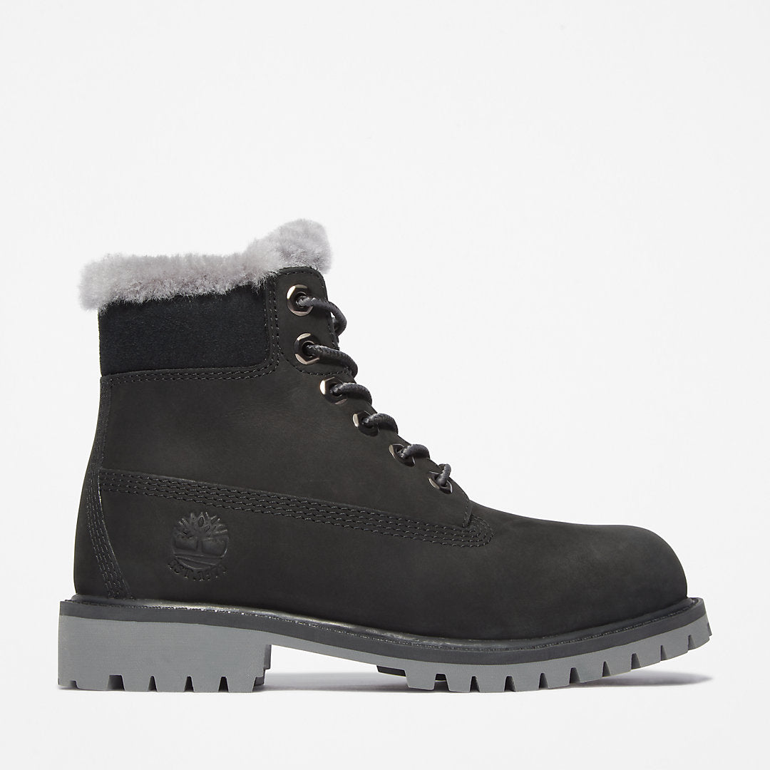 Timberland® Premium 6 Inch Winter Boot for Youth in Black Timberland Outlet