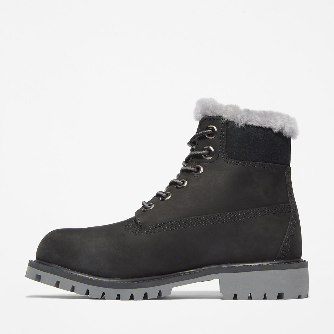 Timberland® Premium 6 Inch Winter Boot for Youth in Black Timberland Outlet