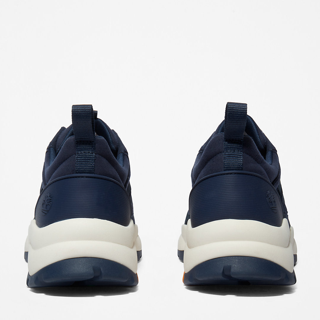 Tree Racer Leather Trainer for Men in Navy Timberland On Sale