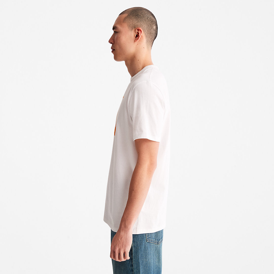 Mountains-to-Rivers T-Shirt for Men in White Timberland On Sale