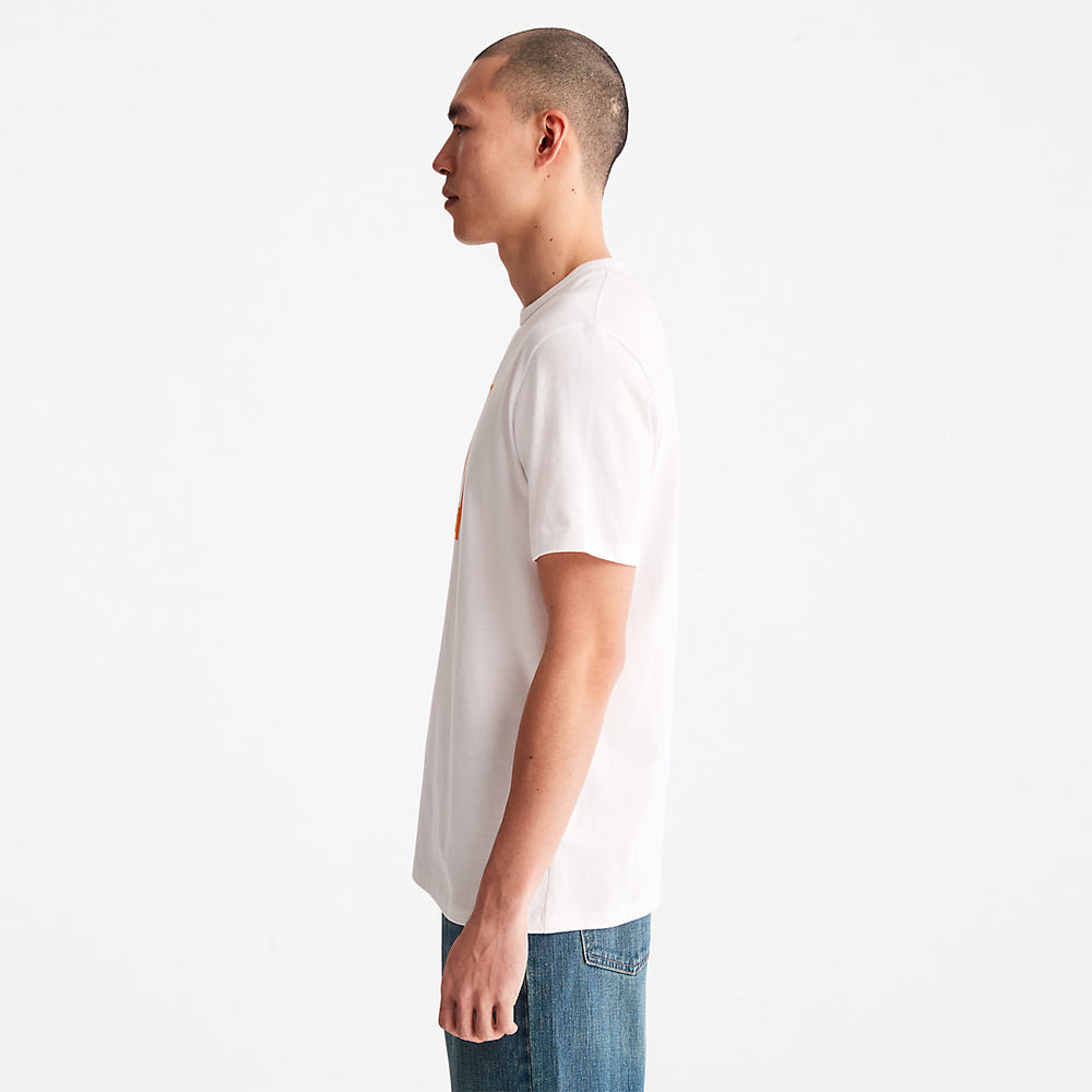 Mountains-to-Rivers T-Shirt for Men in White Timberland On Sale