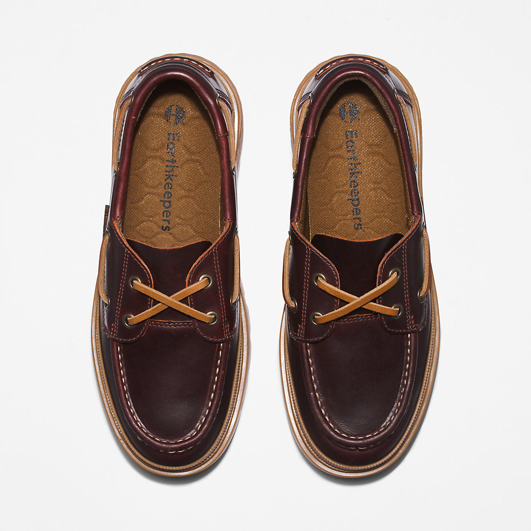 GreenStride™ Ray City EK+ Boat Shoe for Women in Burgundy Timberland US