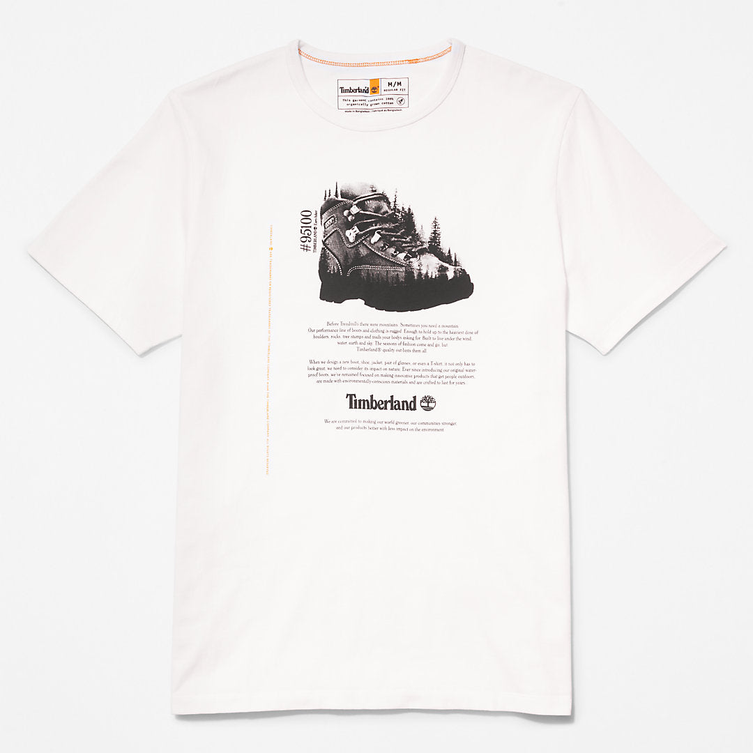Outdoor Heritage Graphic T-Shirt for Men in White Timberland On Sale