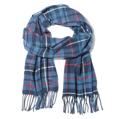 Check Scarf with Gift Box for Men in Navy Timberland On Sale