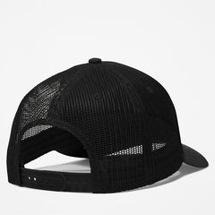 Camping Patch Trucker Hat for Men in Black Timberland Outlet