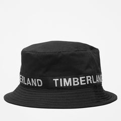 Logo Bucket Hat for Men in Black Timberland Discount