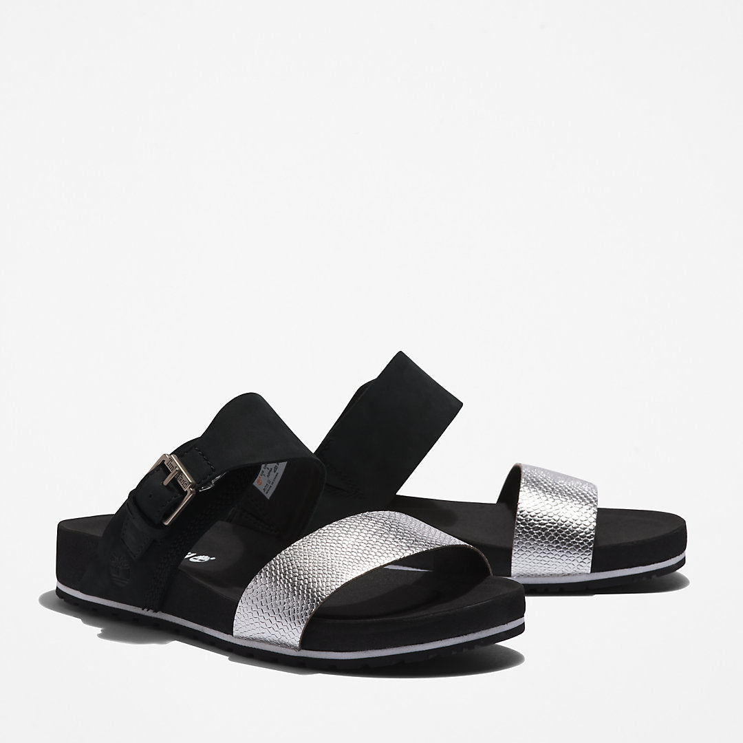 Malibu Waves Slide Sandal for Women in Black Timberland Discount